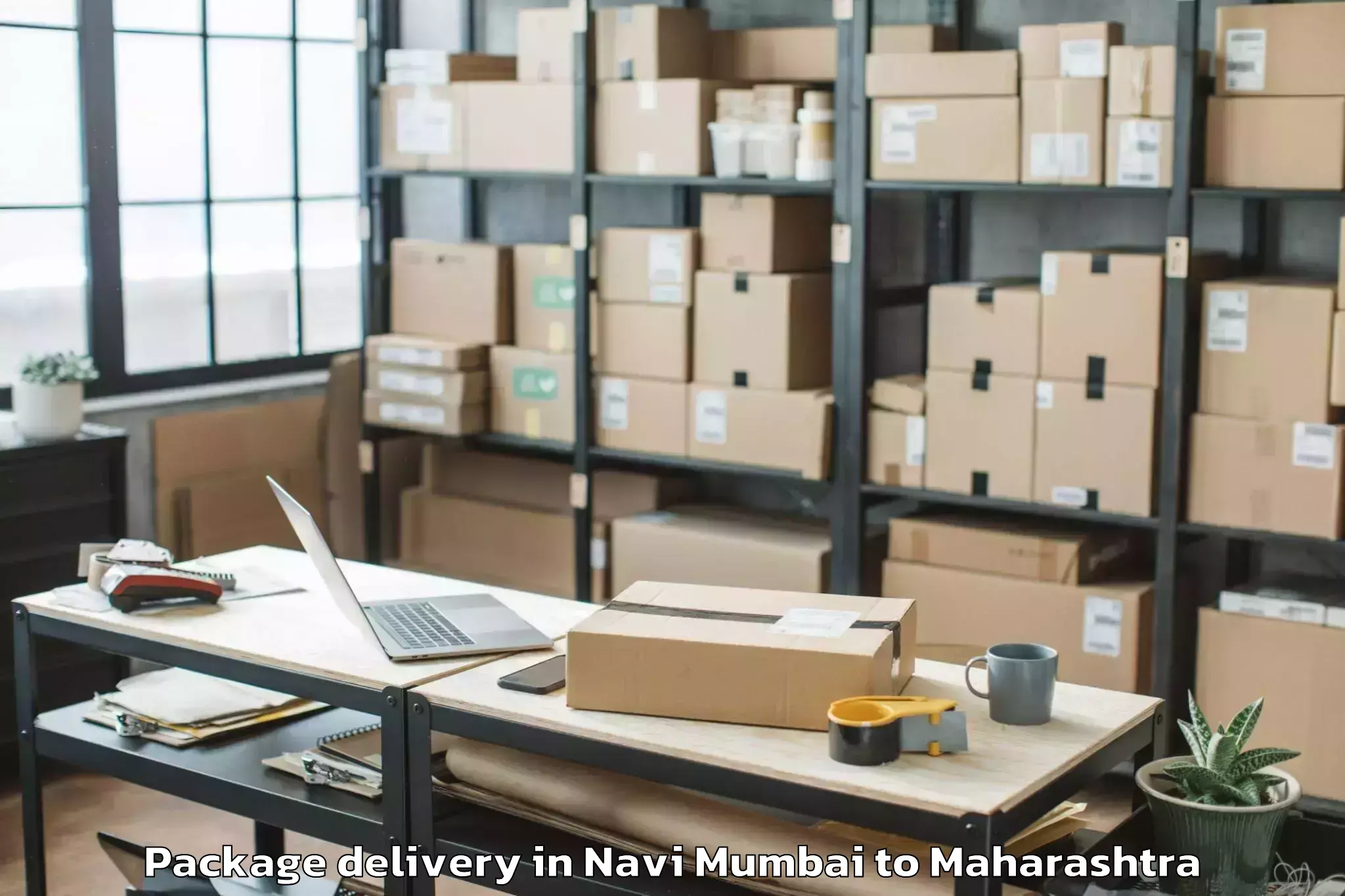 Quality Navi Mumbai to Sholapur Airport Sse Package Delivery